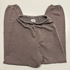 Joah Brown Oversized Jogger Sweatpants Peppercorn Brown Size XS/S